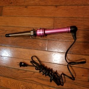 Hot Tools Pink Titanium Tapered Curling Wand